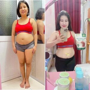 Sau 2 tháng sử dụng - Giảm 12kg và 20cm bụng